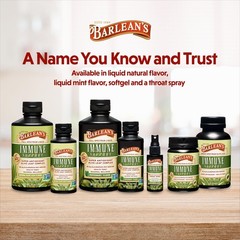 Barlean’s 2 Pack Olive Leaf Complex Throat Spray with Peppermint, Lemon, and …