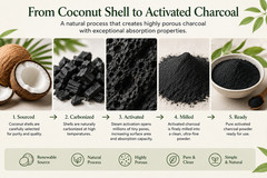 Activated Charcoal Powder – Food Grade Botanical Carbon – Pure 1 oz- 32 oz Bulk