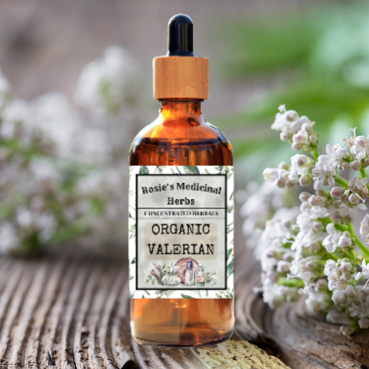 Organic Valerian Root Tincture | Sleep Aid | Nervine | Relax | Destress | Unwind
