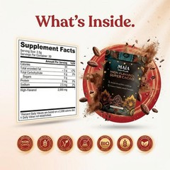 Ceremonial Cacao Paste Organic Raw Cacao Powder High Flavanols Pure Maia