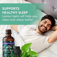 FLORIDA HERBS Lemon Balm Tincture 2 oz – Organic Herbal 2 Fl Oz (Pack of 1)