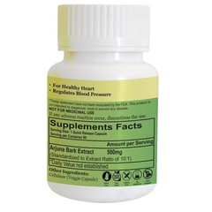 Calm Earth Arjuna Terminalia Arjuna Bark Extract Capsule 10:1 Eq. to 5000mg