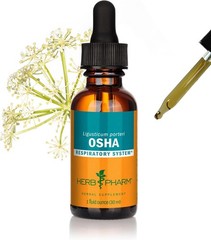 Herb Pharm Osha Root Liquid Extract for Respiratory Support – 1 Oz FREE SHIPPING