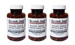 360 Raw Avocado Seed + Matcha Capsules (1000 mg) – Digestion,Energy,Fiber & More