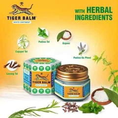 12 X Tiger Balm White | Stuffy Nose & Headache Relief | 9ml Each | Exp: 03/2028