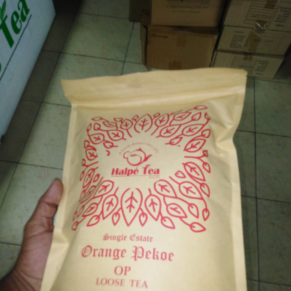 Halpe OP Tea Ceylon Tea 100% Paper Sack Ayurvedic Immunity Drink 500g