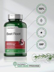 Horbaach Beet Root 8000mg Non-Gmo Gluten Free Formula High Potency Herbal 320 ct