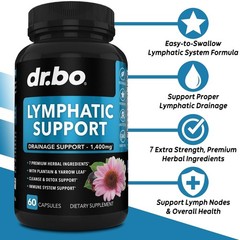 Lymphatic Support Herbal Capsules Immune Wellness 60 Count DR. BO