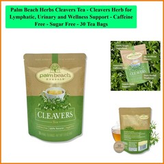 Palm Beach Herbs Cleavers Tea – Cleavers Herb for Lymphatic, Urinary and Well…