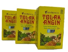 SidoMuncul Tolak Angin With Honey & Mint Herbal Liquid Drink 15ml x 5’s -3 Boxes