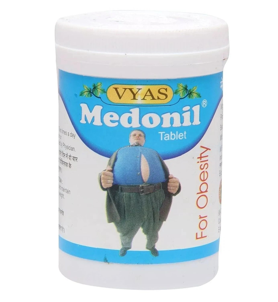 Vyas MEDONIL Tablets (100tab) Herbal Obesity Weight Management Pills R751