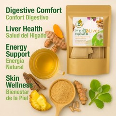 Cardo mariano, curcuma, diente de leon, boldo & cuachalalate TE (Milk thistle, t