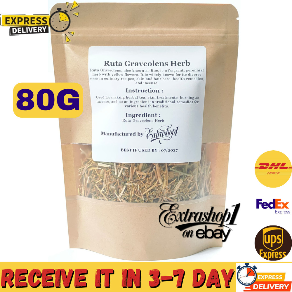 Ruta Graveolens Dried Herb Leaves 100% Pure Natural AA الفيجل عشبة السذاب الفيجل
