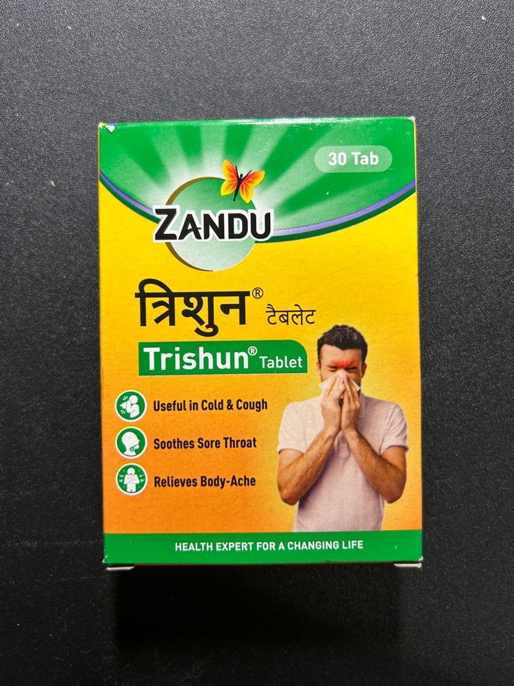 Zandu Trishun Ayurvedic Tablet 30 tablets EXP 12/2028 US Stock