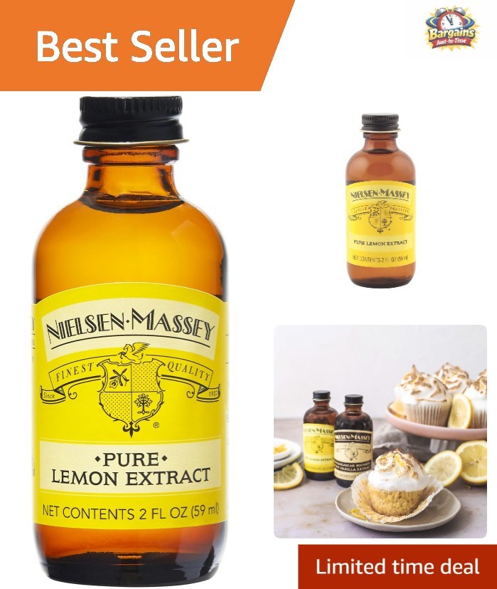 Natural Lemon Extract, 2 Fl oz – Elevate Your Culinary Creations Effortlessly