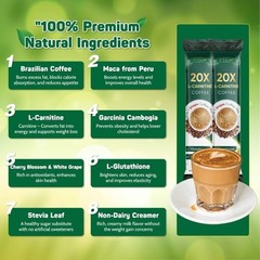 FITGUM 20X Collagen Chia 11 in 1 Coffee Mix