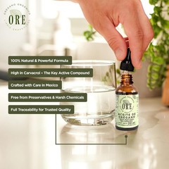 Oregano Oil Drops – 80% Carvacrol, All Natural Liquid Supplement Oregano Extract
