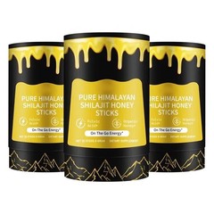 Professional Pure Himalayan Shilajit Honey Sticks, Purer, More Organic, Sweeter
