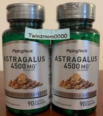 2X Astragalus Root 1500mg Capsule 4500mg Serving 90 Capsules Each = 180 Total