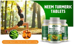 Neem Turmeric Capsules – 300 Tablets, 1000mg, Equal Ratio, 150 Servings (3 Pack)
