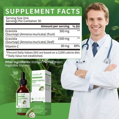 Soursop Leaves Extract Liquid Drop for Energy, Skin, Immune & Gut Health