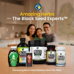 4/27 Amazing Herbs Premium Black Seed Oil – Cold Pressed Nigella Sativa Aids in