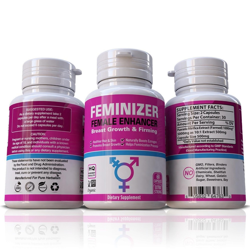 PURE PUERARIA MIRIFICA Breast Growth Female 60 Pills