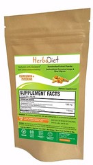 PURE Turmeric Curcumin 95% with BioPerine Powder Supplement, GMP Certified