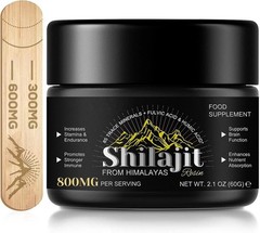 Pure Himalayan Shilajit Resin 2.1 oz 85+ Trace Minerals & Fulvic Acid Natural