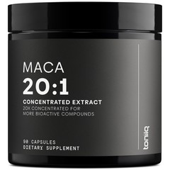 High Potency Maca Root 20:1 Extract – Black, Red & Yellow Complex – 90 Capsules
