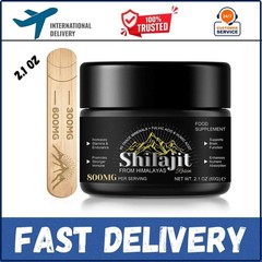 Pure Himalayan Shilajit Resin 2.1 oz 85+ Trace Minerals & Fulvic Acid Natural