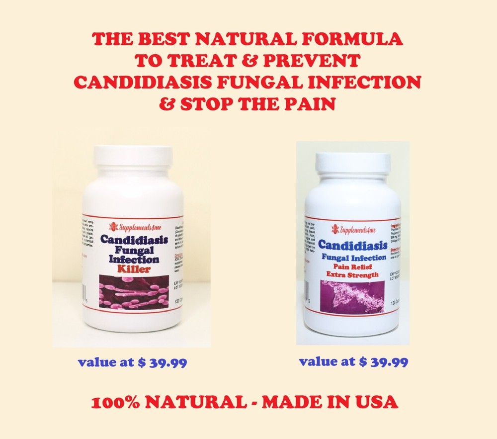 CANDIDIASIS STOP GROWTH – GET RID OF – FUNGUS – STOP THE PAIN FAST – MADE IN USA