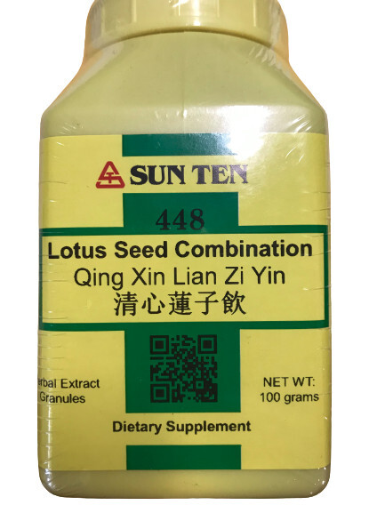 Sun Ten – Lotus Seed Combination Granules / Qing Xin Lian Zi Yin / 清心蓮子飲, 448