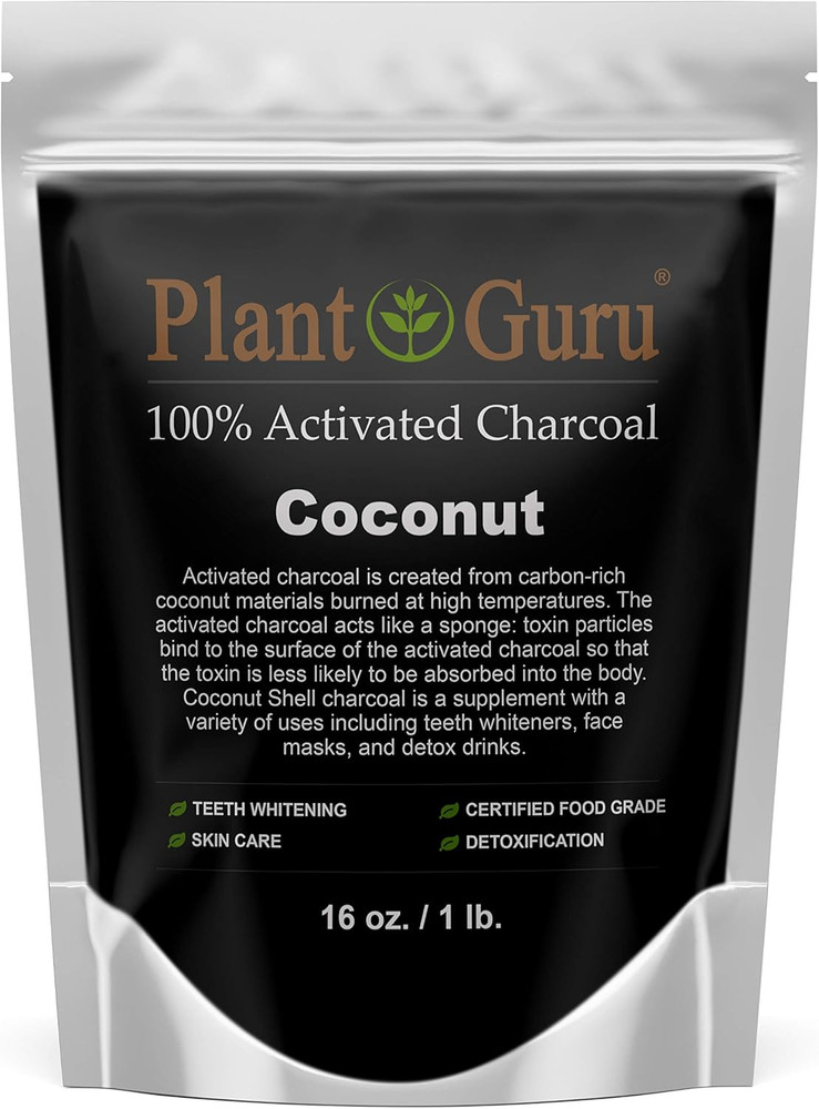 Activated Charcoal Powder 1 Lb. Coconut – Food Grade Kosher Non-Gmo – Teeth W…