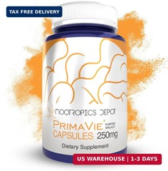 Nootropics Depot PrimaVie Shilasjit Capsules 250mg 90 Count Purified Energy Supp