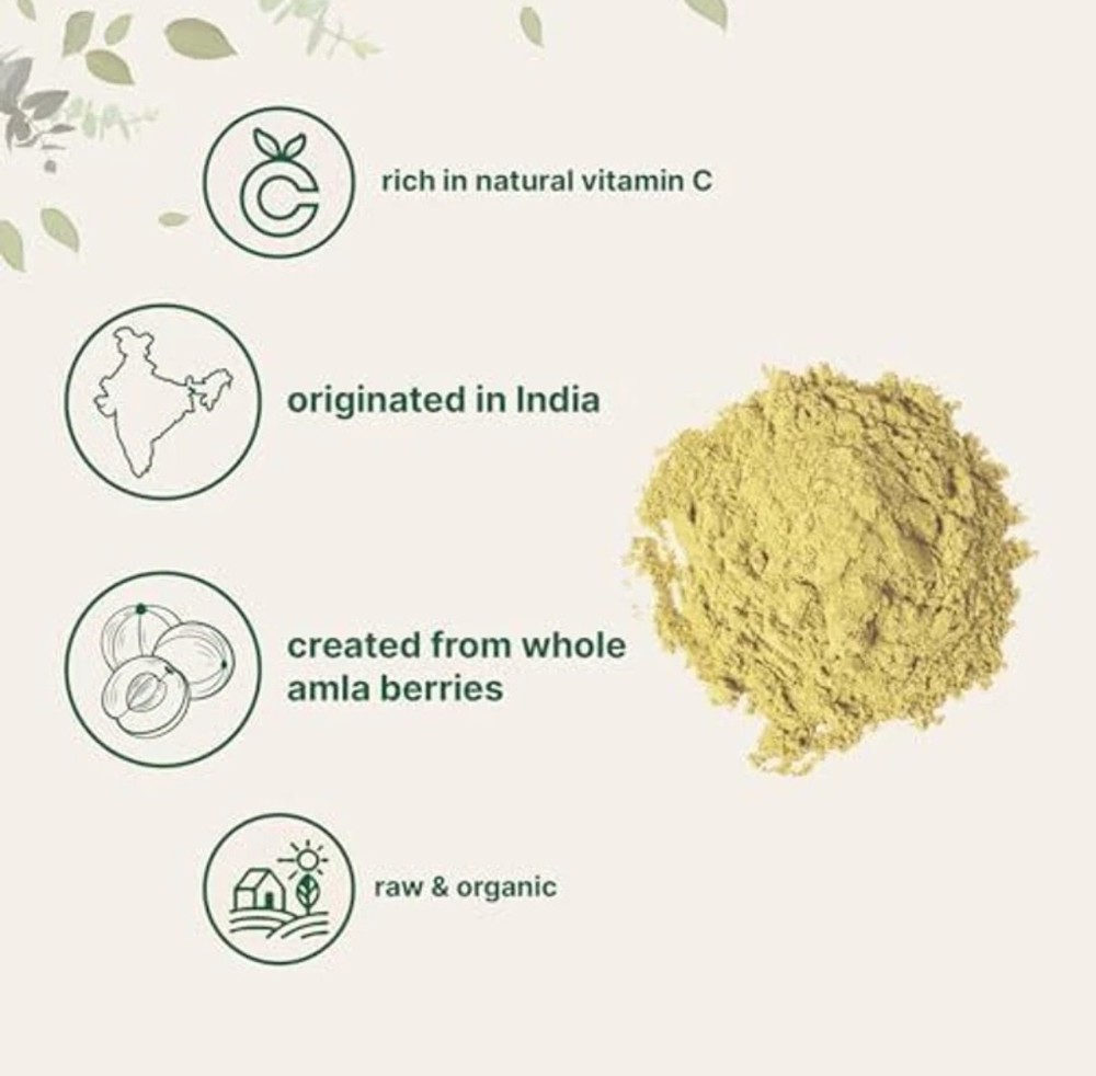 100% Pure & Natural Amla Powder | Traditional Herbal Hair Care