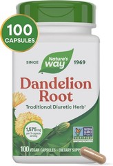 Dandelion Root 1,575 mg per serving Non-GMO Nature’s Way Gluten Free Vegetarian