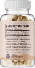100% Pure Maca Root Capsules – Single Ingredient, No Additives, Adult Health