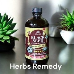 Organic Black Seed Bitter 5 In 1 Glass Bottle 16oz By E.S.P