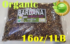 Burdock Root C/S Natural Organic 16oz (Arctium Lappa) Bardana/raiz de bardana te