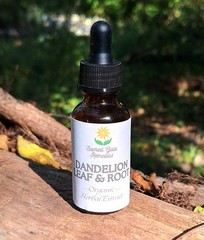 Dandelion Leaf & Root Extract, Fresh Organic Liquid Herbal Liver Digestive