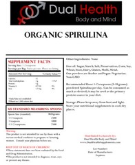 Organic Spirulina (4 oz) Powder USDA Chlorophyll Non-GMO Non-Irradiated Protein