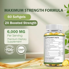 Oil of Oregano With Black Seed Oil 6000mg, 6 in 1 fomula