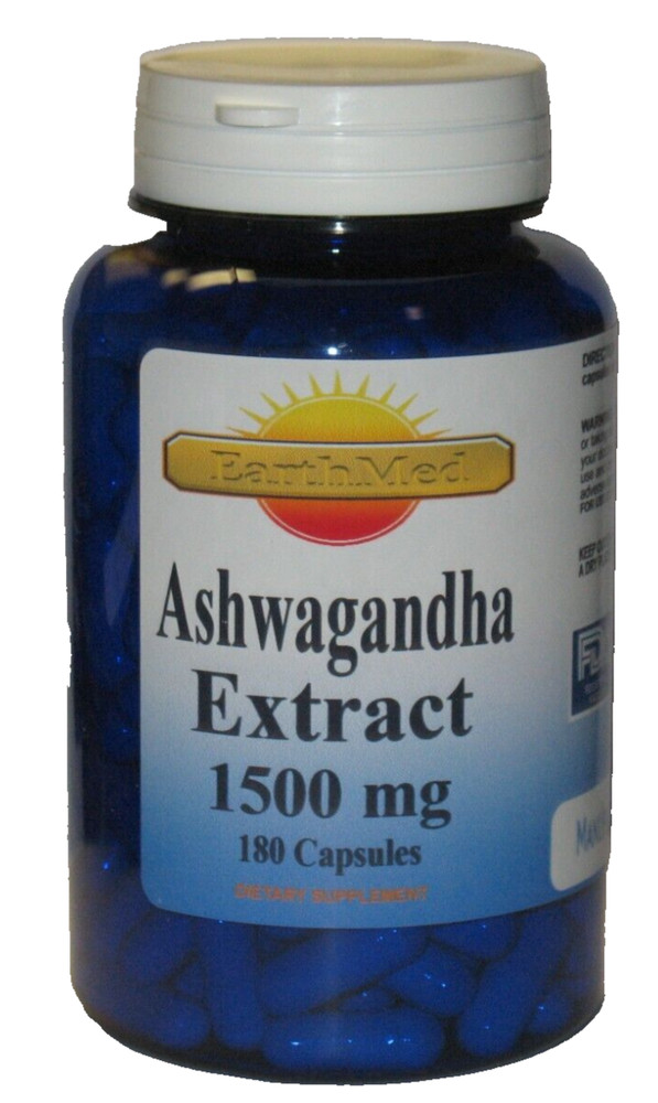 Ashwagandha Extract 1500mg 180 Capsules Fresh