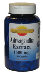 Ashwagandha Extract 1500mg 180 Capsules Fresh