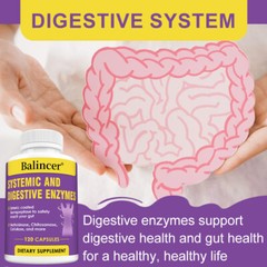 Systemic & Digestive Enzymes Digestive Immune Health 30/60/120 Capsules