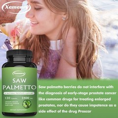 Saw Palmetto 2400mg – Prevents Hair Loss, Prostate and Urinary Tract Health