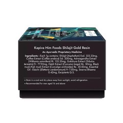 Kapiva 100% Ayurvedic Shilajit/Shilajeet Resin -20g | 500mg/Serving, 40 Servings
