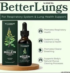 .Drops for Lungs Res Mullein Lung and Leaf Extract with Formula~ Chlorophyll