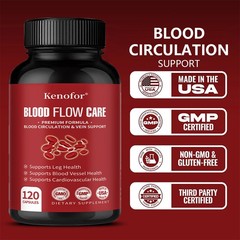 Best Blood Circulation Supplements Vein Support Heart Health 30-120 Capsules